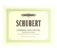 Partitions classique EDITION PETERS SCHUBERT FRANZ - LÄNDLER & PIECES - PIANO 4 HANDS Piano