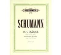 Partitions classique EDITION PETERS SCHUMANN ROBERT - 16 FEMALE CHORUSES - MIXED CHOIR (PAR 10 MINIMUM) Choeur et ensemble vocal