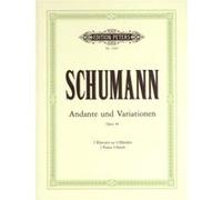 Partitions classique EDITION PETERS SCHUMANN ROBERT - ANDANTE AND VARIATIONS IN BB OP.46 - PIANO 4 HANDS Piano G