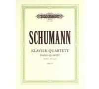 Partitions classique EDITION PETERS SCHUMANN ROBERT - PIANO QUARTET IN E FLAT OP.47 - PIANO QUARTETS Ensemble mixte G