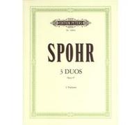 Partitions classique EDITION PETERS SPOHR LOUIS - 3 DUETS OP.67 - VIOLIN DUETS Violon