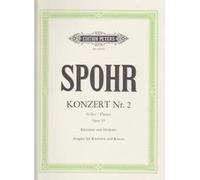 Partitions classique EDITION PETERS SPOHR LOUIS - KONZERT N°2 OP.57 Es-Dur - Clarinette & Piano Clarinette G
