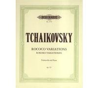 Partitions classique EDITION PETERS TCHAIKOVSKY PETER ILYICH - ROCOCO-VARIATIONS OP.33- CELLO AND PIANO Violoncelle