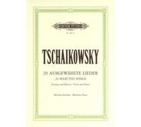 Partitions classique EDITION PETERS TCHAIKOVSKY PYOTR ILYICH - 20 LIEDER - VOICE AND PIANO (PAR 10 MINIMUM) Choeur et ensemble vocal G
