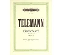 Partitions classique EDITION PETERS TELEMANN G.P. - TRIO SONATA IN A MINOR FROM 'ESSERCIZII MUSICI' - FLUTE(S) AND OTHER INSTRUMENTS Flûte traversière