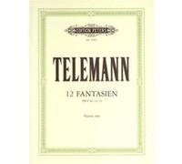 Partitions classique EDITION PETERS TELEMANN GEORG PHILIPP - 12 FANTASIAS FOR VIOLIN WITHOUT BASS - VIOLIN Violon G