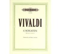 Partitions classique EDITION PETERS VIVALDI ANTONIO - 6 SONATAS - CELLO AND PIANO Violoncelle