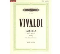 Partitions classique EDITION PETERS VIVALDI ANTONIO - GLORIA RV589 - FULL SCORES Orchestre G