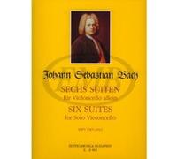 Partitions classique EMB (Editio Musica Budapest) BACH - SIX SUITES BWV 1007-1012 - CELLO SOLO Violoncelle