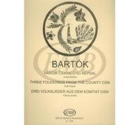 Partitions classique EMB (Editio Musica Budapest) BARTOK B. - HUNGARIAN FOLKSONG FROM THE COUNTRY OF CSIK (3) - PIANO Piano