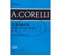Partitions classique EMB (Editio Musica Budapest) CORELLI A. - SONATE (12) OP. 5 VOL. 2 - VIOLON ET PIANO Violon