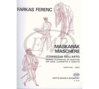 Partitions classique EMB (Editio Musica Budapest) FARKAS F. - MASCHERE - CONDUCTEUR Grand format