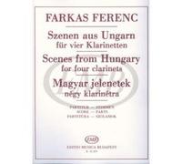 Partitions classique EMB (Editio Musica Budapest) FARKAS - SCENES FROM HUNGARY - CLARINETTES Clarinette