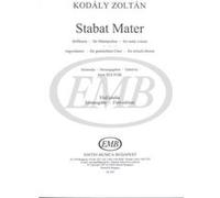 Partitions classique EMB (Editio Musica Budapest) KODALY - STABAT MATER - LOWER VOICES OR MIXED VOICES Voix solo, piano