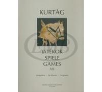 Partitions classique EMB (Editio Musica Budapest) KURTAG G. - GAMES VOL.7 - PIANO Piano