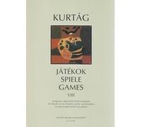 Partitions classique EMB (Editio Musica Budapest) KURTAG G. - JATEKOK VOL. 8 - PIANO 4 MAINS ET 2 PIANOS Piano G