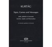 Partitions classique EMB (Editio Musica Budapest) KURTAG G. - SIGNS, GAMES AND MESSAGES - VIOLONCELLE SOLO Violoncelle