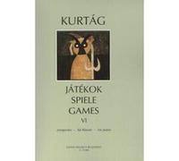 Partitions classique EMB (Editio Musica Budapest) KURTAG GYORGY - GAMES VOL. 6 - PIANO Piano