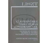 Partitions classique EMB (Editio Musica Budapest) LISZT FRANZ - TECHNICAL STUDIES 1 - PIANO Piano