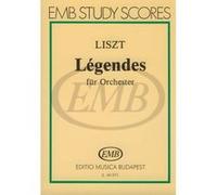 Partitions classique EMB (Editio Musica Budapest) LISZT - LEGENDES - CONDUCTEUR POCHE Grand format