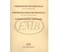 Partitions classique EMB (Editio Musica Budapest) PERFORMANCE PIECES VOL.1 - VIOLONCELLE ET PIANO Violoncelle G