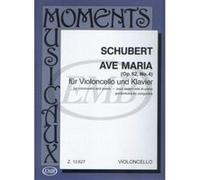 Partitions classique EMB (Editio Musica Budapest) SCHUBERT F. - AVE MARIA OP. 52 N. 4 - VIOLONCELLE ET PIANO Violoncelle