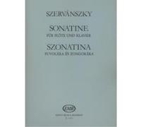 Partitions classique EMB (Editio Musica Budapest) SZERVANSZKY E. - SONATINA - FLUTE ET PIANO Flûte traversière