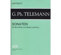 Partitions classique EMB (Editio Musica Budapest) TELEMANN SONATEN FüR BLOCKFLöTE UND BASSO CONTINUO Flûte à bec G
