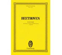 Partitions classique EULENBURG BEETHOVEN L.V. - FANTASY OP. 80 - PIANO, CHOIR AND ORCHESTRA Format poche