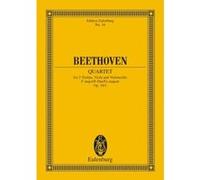 Partitions classique EULENBURG BEETHOVEN L.V. - STRING QUARTET F MAJOR OP. 18/1 - STRING QUARTET Format poche