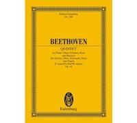 Partitions classique EULENBURG BEETHOVEN LUDWIG VAN - QUINTET EB MAJOR OP. 16 - PIANO, OBOE, CLARINET, HORN AND BASSOON Piano G