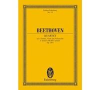 Partitions classique EULENBURG BEETHOVEN LUDWIG VAN - STRING QUARTET C MINOR OP 18/4 - STRING QUARTET Ensemble à cordes