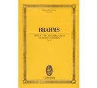 Partitions classique EULENBURG BRAHMS J. - EIN DEUTSCHES REQUIEM OP. 45 - CONDUCTEUR Format poche G
