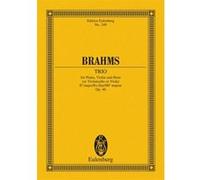 Partitions classique EULENBURG BRAHMS JOHANNES - PIANO TRIO EB MAJOR OP. 40 - PIANO, VIOLIN AND HORN Format poche G