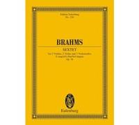 Partitions classique EULENBURG BRAHMS JOHANNES - STRING SEXTET G MAJOR OP. 36 - 2 VIOLINS, 2 VIOLAS AND 2 CELLOS Ensemble à cordes