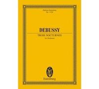 Partitions classique EULENBURG DEBUSSY CLAUDE - 3 NOCTURNES - CONDUCTEUR POCHE Format poche