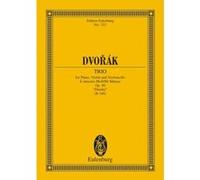 Partitions classique EULENBURG DVORAK ANTONIN - PIANO TRIO E MINOR OP. 90 B 166 - PIANO TRIO Piano