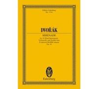 Partitions classique EULENBURG DVORAK ANTONIN - SERENADE D MINOR OP 44 B 77 - 10 WIND INSTRUMENTS, CELLO AND DOUBLE BASS Ensemble vents