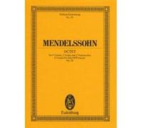 Partitions classique EULENBURG MENDELSSOHN BARTHOLDY FELIX - OCTET EB MAJOR OP. 20 - 4 VIOLINS, 2 VIOLAS AND 2 CELLOS Ensemble à cordes G