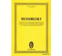Partitions classique EULENBURG MOUSSORGSKY MODESTE - NIGHT ON THE BARE MOUNTAIN - ORCHESTRA Format poche