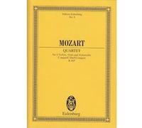 Partitions classique EULENBURG MOZART W.A - QUARTET C MAJOR K465 Format poche