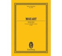 Partitions classique EULENBURG MOZART W.A. - REQUIEM - 4 SOLOIST, CHOIR AND ORCHESTRA Format poche