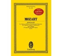 Partitions classique EULENBURG MOZART W.A. - SERENADE A 8 E FLAT MAJOR KV 375 - 2 HORNS, 2 OBOES, 2 CLARINETS AND 2 BASSOONS Ensemble vents