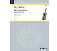 Partitions classique EULENBURG PAGANINI NICCOLÒ - MOTO PERPETUO OP. 11 - VIOLIN AND PIANO Violon