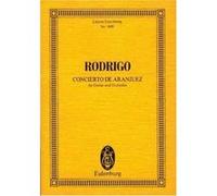 Partitions classique EULENBURG RODRIGO J. - CONCIERTO DE ARANJUEZ - CONDUCTEUR DE POCHE Format poche