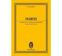Partitions classique EULENBURG STAMITZ CARL - CONCERTO G MAJOR - VIOLIN AND ORCHESTRA Violon