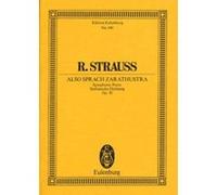 Partitions classique EULENBURG STRAUSS RICHARD - AINSI PARLAIT ZARATHOUSTRA OP.30 - ORCHESTRA Grand format G