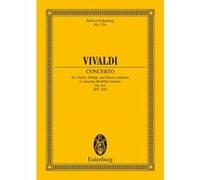 Partitions classique EULENBURG VIVALDI ANTONIO - CONCERTO G MINOR OP 6/1 RV 324 / PV 329 - VIOLIN, STRINGS AND BASSO CONTINUO Violon G