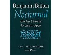 Partitions classique FABER MUSIC BRITTEN - NOCTURNAL AFTER JOHN DOWLAND - GUITAR Guitare