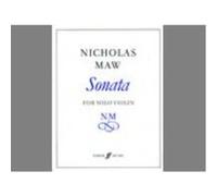 Partitions classique FABER MUSIC MAW NICHOLAS - SONATA - VIOLIN SOLO Violon